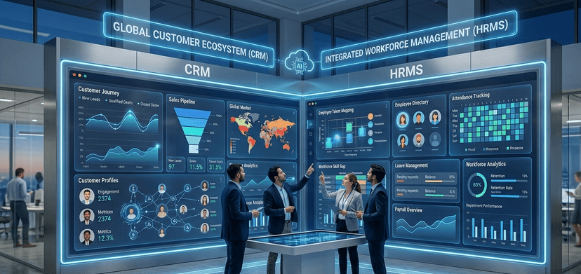 Why Every Business Needs a CRM and HRMS System in 2026